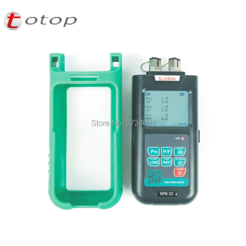 

Handheld Komshine KPN-35 PON Fiber Optic Power Meter KPN-35 PON FIber Optical Power Meter Tester with SC UPC Connector