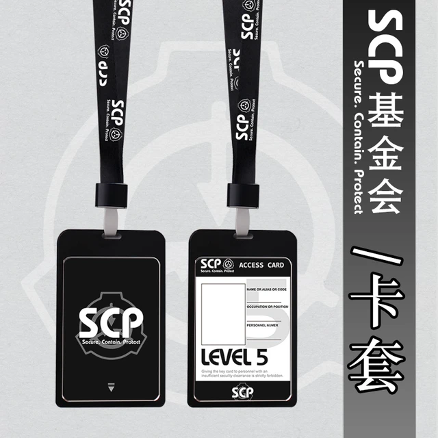 SCP foundation GUARD secret PVC hardcard Special Logo Cosplay Access Grade  Card scp-001 - AliExpress