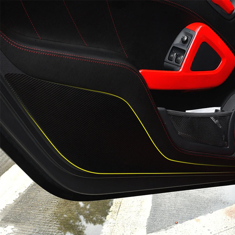 

Car Door Protection Sticker Anti-kick Mat Pedal Decoration For Mercedes Smart 451 fortwo Car Styling Modification Accessories