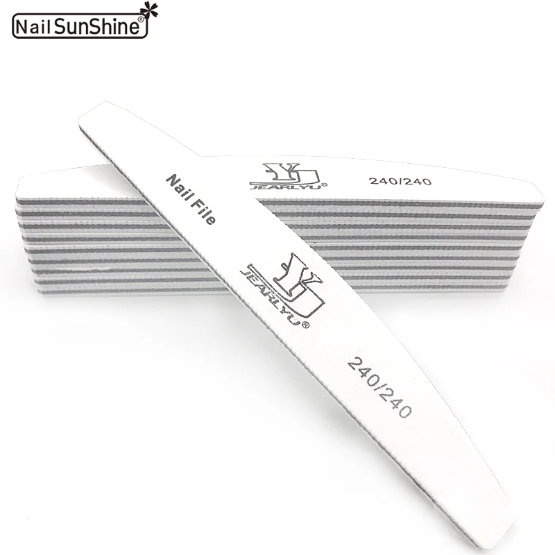 10pcs /lot Double Side Nail Files 240/240 Dispoable Sanding Manicure Tools For Gel Polish limas de u as profesionales | Красота и
