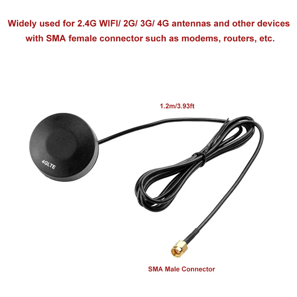 IP66 Waterproof Outdoor Antenna High Gain WiFi GSM 2G 3G 4GLTE for Open-air Equipment Mini Omnidirectional Screw-Mount Antenna