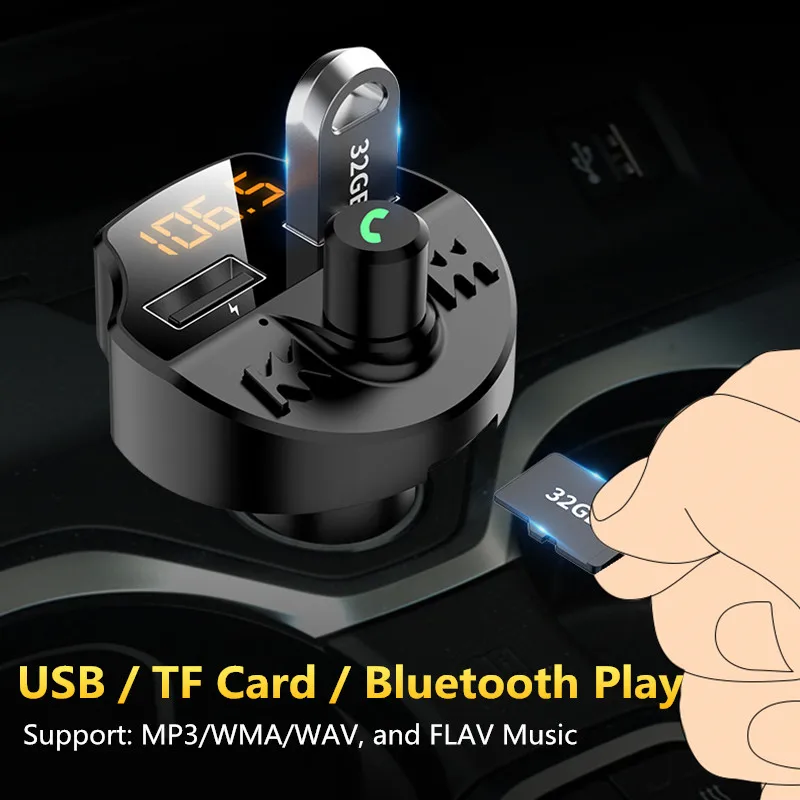 Bluetooth 5.0 Car Charger MP3 Fast Car Charger 3.1A Dual USB For BMW E46 E39 E90 E60 E36 F30 F10 E30 E34 X5 E53 M F20 X3 E87 E70