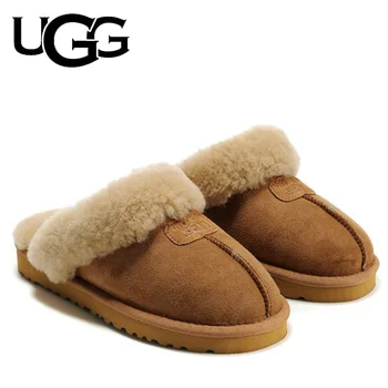 

UGG Coquette Slipper 5125 Fur Women Ladies Fashion Casual Platform Slippers UGGS Winter Warm Ugg Slides Furry