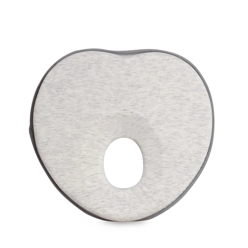 

3D Memory Foam Baby Pillows Breathable Baby Shaping Pillows To Prevent Flat Head Ergonomic Newborns Pillow Light Gray