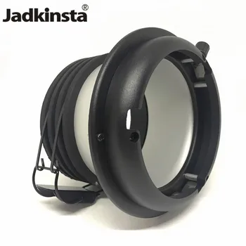 

Jadkinsta Adapter Ring Interchangeable Mount Fit for Profoto Mount Flash Light and Bowens Light Accessories Speedring Black