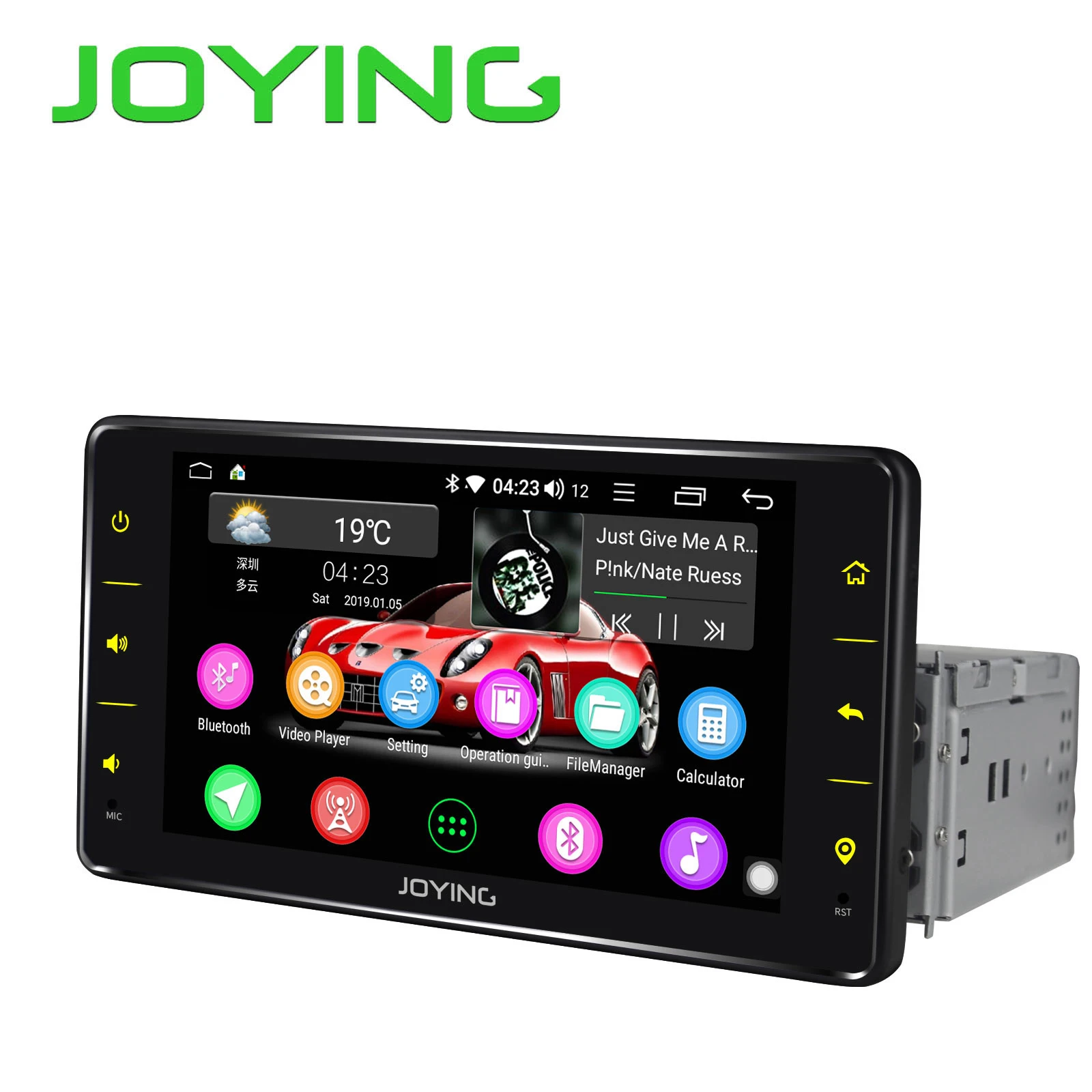 Flash Deal 6.2"Single Din Android 8.1Car Radio Stereo 2GB+32GB Octa Core Head Unit Tape Recorder Multimedia GPS NO DVD Player Built-in DSP 4