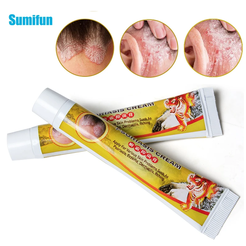 Sumifun 1 шт. травяной псориаз Крем Бактериостаз экзема дерматит