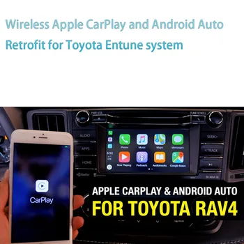 

Mirroring Interface Integration Android Auto Wireless Apple CarPlay for Toyota Corolla Prado RAV4 Tacoma with Entune System
