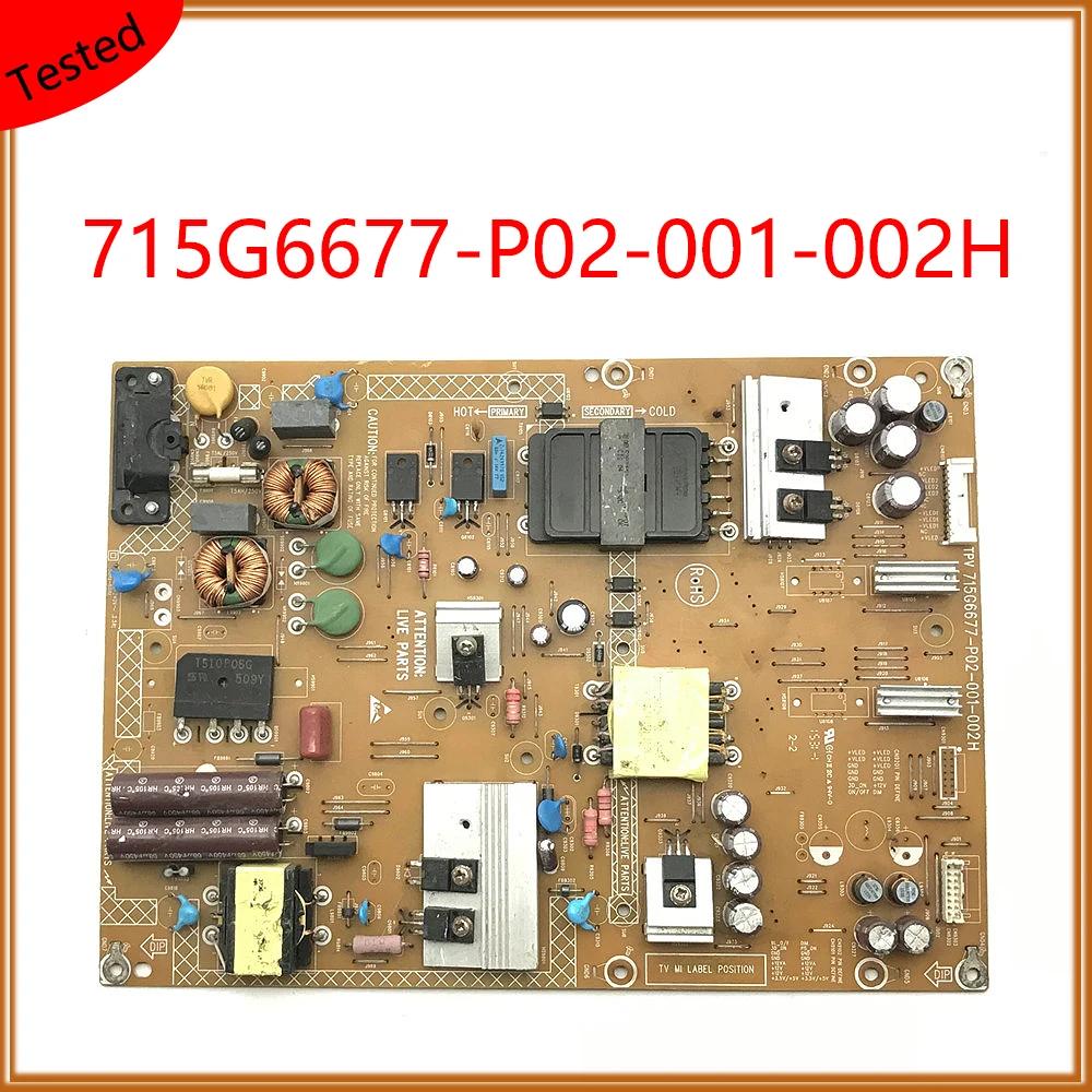 

715G6677-P02-001-002H плата источника питания, профессиональное оборудование, Поддержка питания для телевизора, оригинальная карта питания