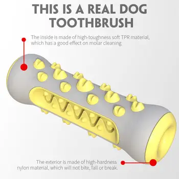 

TPR + Rubber Massage Gums 2020 New Dog Chewing Toy Pet Molar Stick Durable Chewy Dog Toothbrush Non-Toxic Clean Teeth