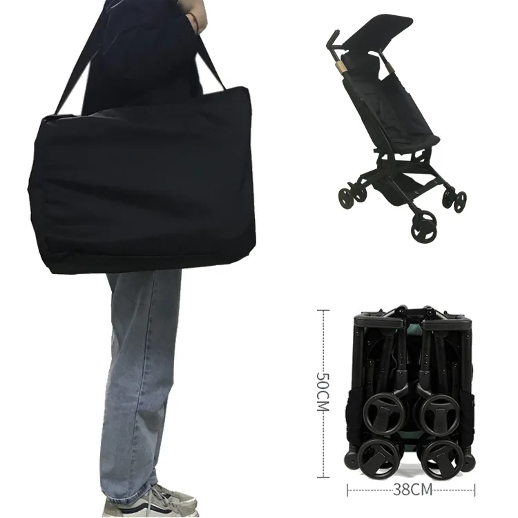 

Lightweight Baby Stroller Portable Foldable Baby Travel Pram Baby Carriage Newborn Four Wheel Trolley Can Lie Flat