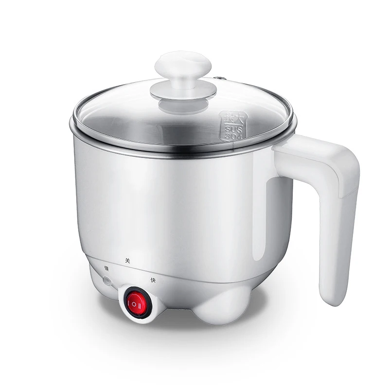 

220V Mini Electric Rice Cooker Auto Rice Cooker for Rice Soup Porridge Steamed Egg Dormitory Multifunctional Electric Skillet