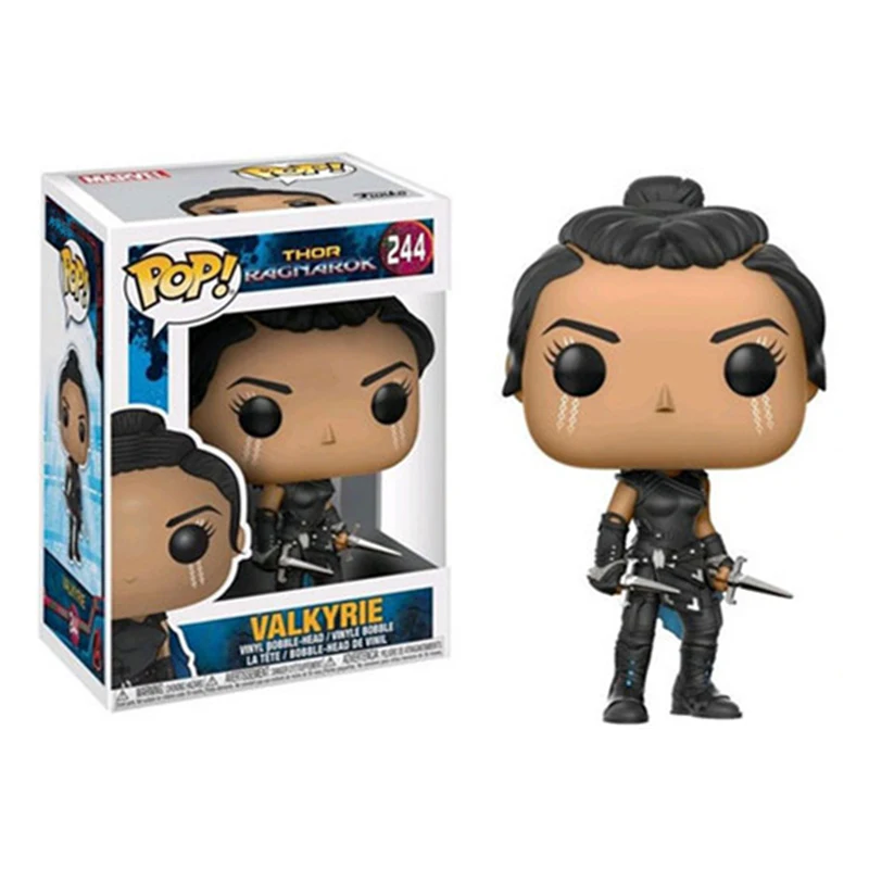 Funko pop Marvel официальный Тор: Ragnarok Халк Локи Hela Valkyrie фигурка Коллекционная модель игрушки для подарков