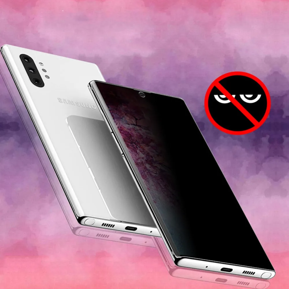 9H 3D полное покрытие надежное закаленное стекло для SAMSUNG Galaxy Note 10 S10 PLUS Note10 Pro антибликовый протектор экрана