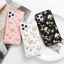 Colorful Floral Leaves Daisy Phone Case For iPhone 11 Pro XS Max XR 7 8 6 6S Plus X SE 2 5 Flowers Soft TPU Silicone Back Cover