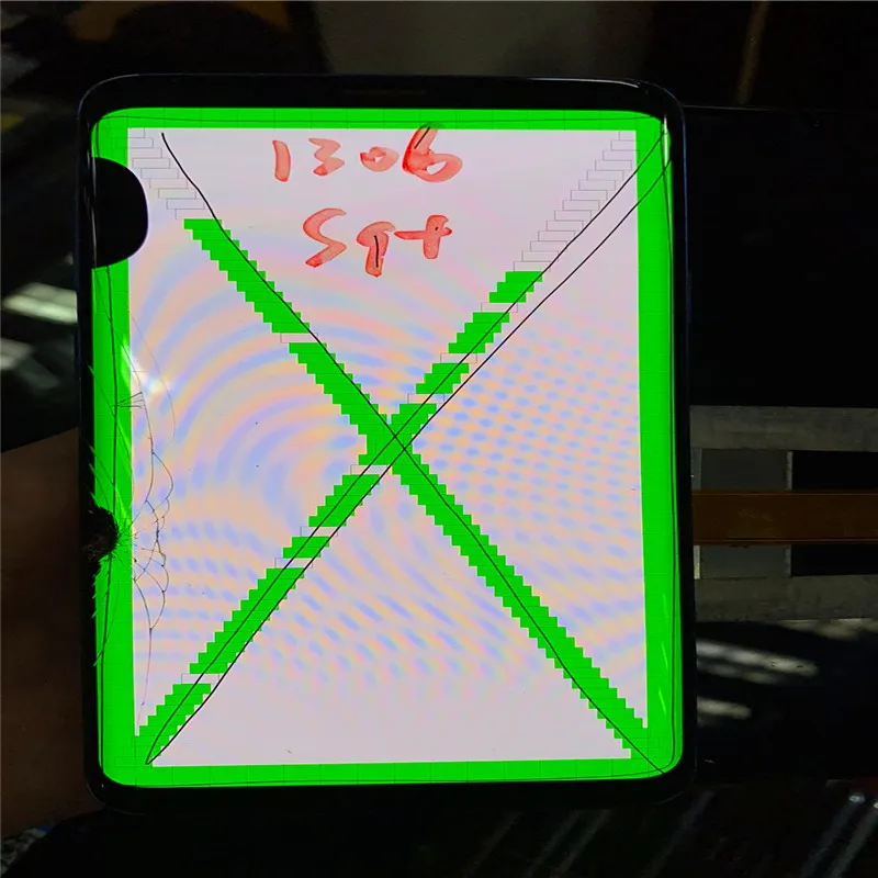 Практичный ЖК экран для samsung S8 до s9 plus Черный сенсорный дисплей в горошек рабочее