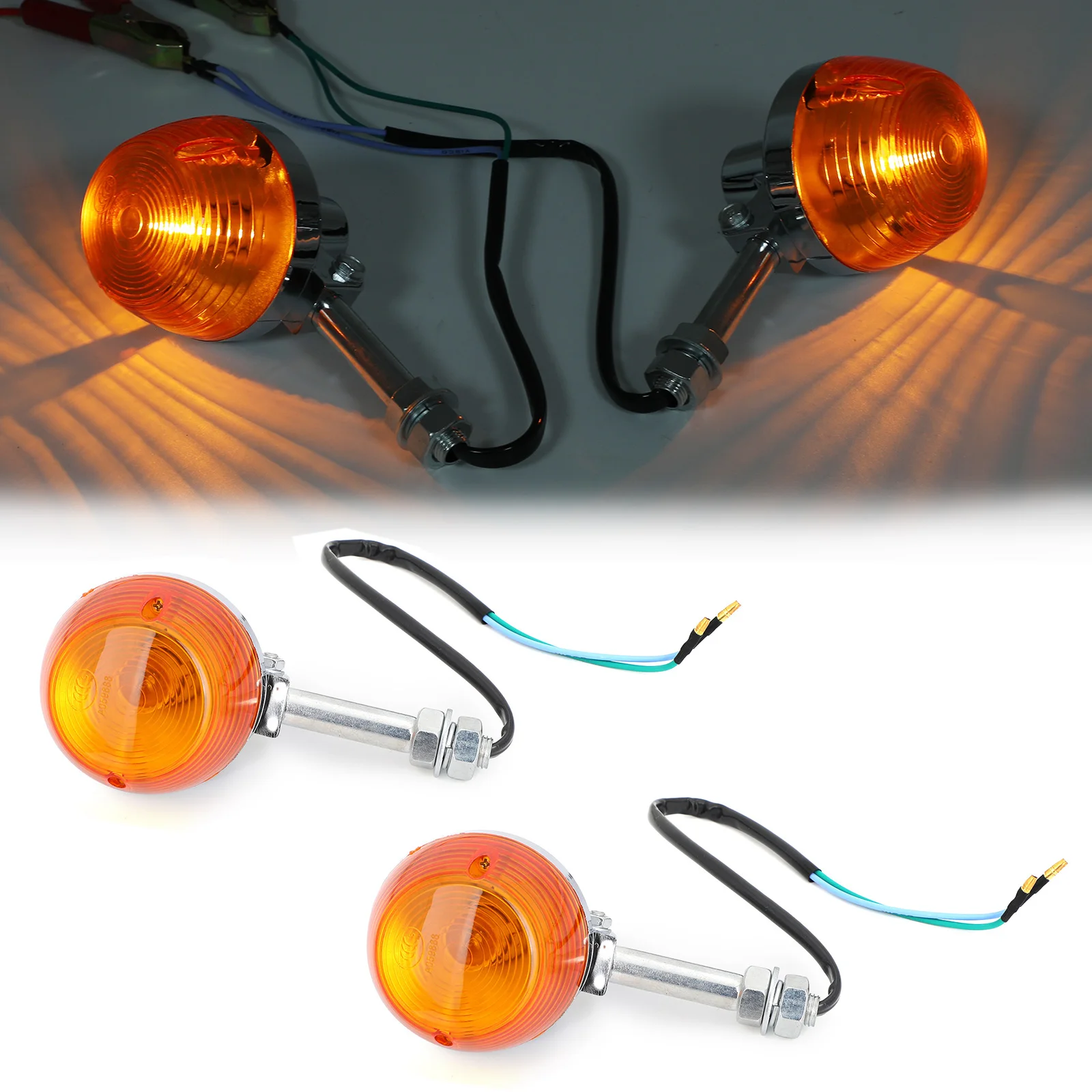 Artudatech поворотник для Honda CT70 CT90 CT 70 90 XL100 CM400 CB350 CB450 CB750 сертификатом от сертификационной 350 450 750 см 400 мотоцикла светильник Запчасти