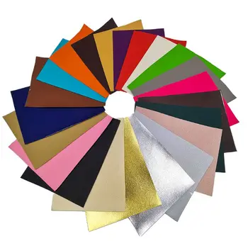 

22 Colors Faux Leather Sheets Gleit PU for DIY Earrings Making Hair Clips Bows Making Photo Booth Props and Crafts