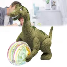Voiture électrique rotative pour enfants, musique de dinosaure, jouet de course, cadeau de noël, amusant, nouveau, année, garçon S3b6