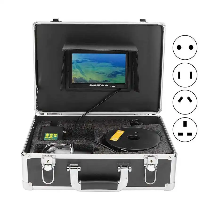 7in TFT LCD подводная рыболовная камера водонепроницаемая рыболокатор 360 градусов