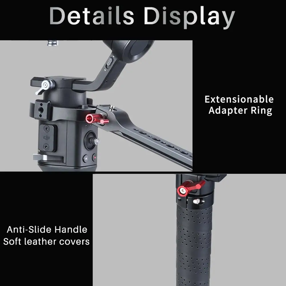 Для DJI Ronin-S/SC стабилизатор с двойной ручкой DH-13 алюминиевый стабилизатор со сплава аксессуары для съемки на открытом воздухе