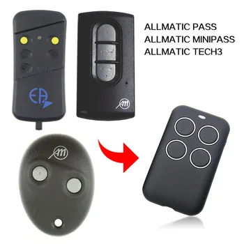 

ALLMATIC MINIPASS PASS TECH3 remote control compatible copy ALLMATIC gate garage door 433mhz 868mhz remote control