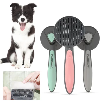 

Dog Hair Removal Comb Grooming Cats Comb Pet Cat Flea Comb Pet Comb for Dogs Grooming Toll Automatic Hair Brush Trimmer