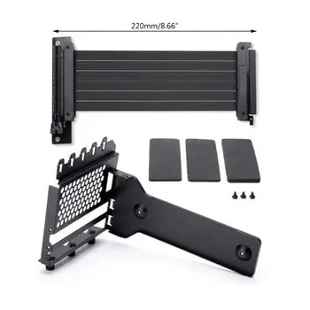 

1Set GPU Adapter Cable Computer PCI-E X16 Vertical VGA Graphics Card Bracket