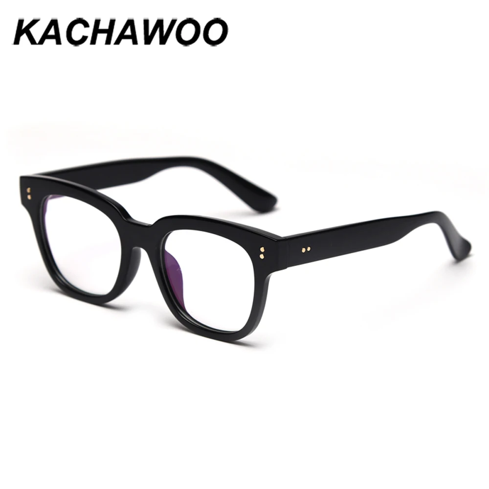 

Kachawoo myopia eyeglasses women's transparent tr90 glasses frame men black grey unisex trending eyewear 2020 hot sale