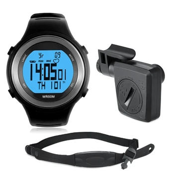 

SEWS-Heart Rate Monitor Digital Watch Outdoor Running Sports Watches Step Meter