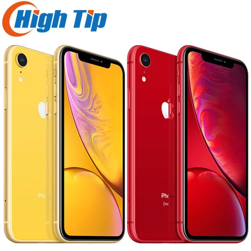 Разблокированный смартфон Apple iPhone XR xr ОЗУ 3 ГБ ПЗУ 64 Гб/128 ГБ/256G экран мобильный
