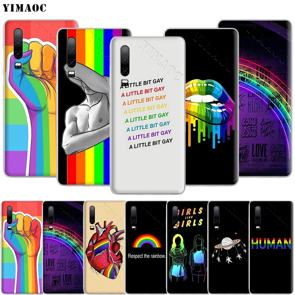 Чехол YIMAOC ЛГБТ для телефона Huawei Mate 30 20 10 Pro Lite Y6 Y7 Y9 Nova 2 3 3i 4 5i 2018 2019 | Мобильные