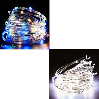

12/22m Eight Function Solar Copper Wire Lamp Courtyard Waterproof Light String Christmas Day Lanterns Lighting