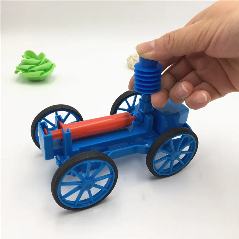 Happyxuan DIY сжатый воздух силовой автомобиль STEM научная игрушка набор изобретений