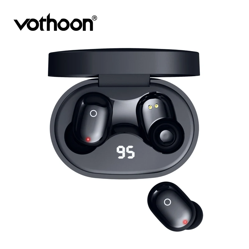 Оригинальные Vothoon F2 TWS, беспроводные Bluetooth наушники, наушники с шумоподавлением, спортивные наушники, гарнитура с двойным микрофоном