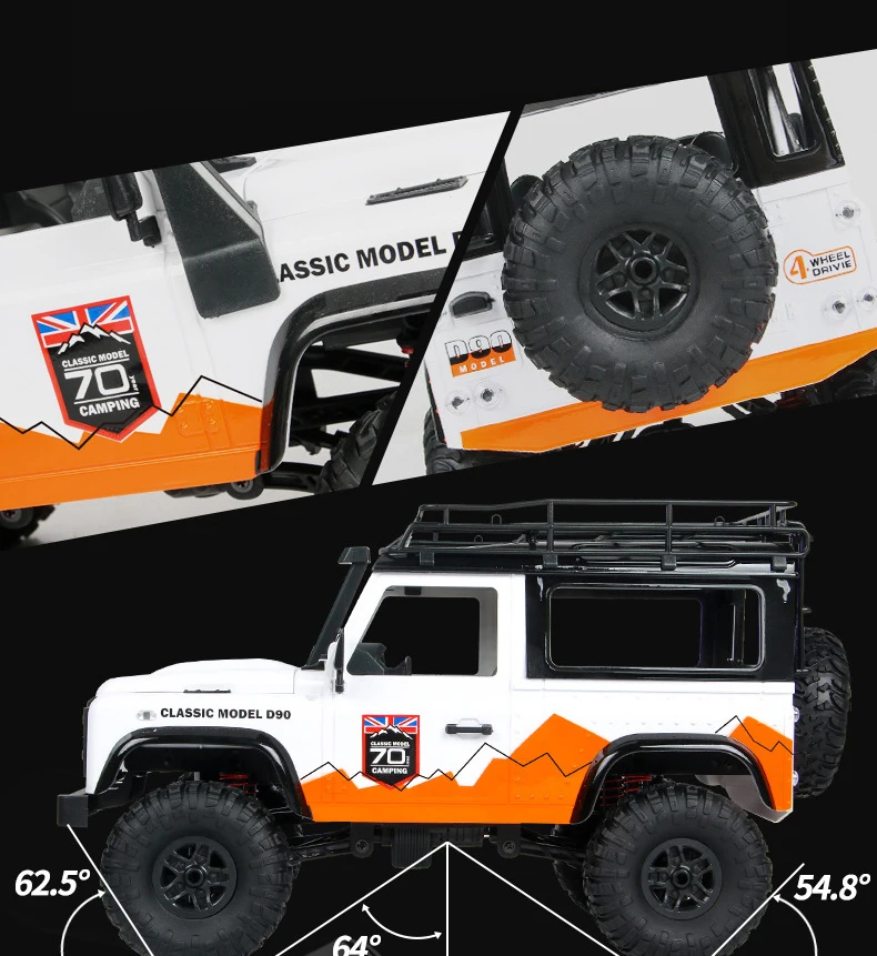 MN 99 Model 2.4G 1:12 4WD RC Car Rock Crawler 70 Anniversary Edition Remote Control Car Kid Outdoor Toy VS MN-90 MN-91 D90 Truck