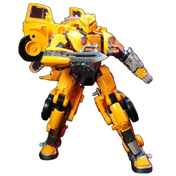 

BMB H6003-5 Transformation Deformation Car Robot Action Figure Toy Pvc Alloy Big Bee Movie Model SS Figma For 28cm Gift Oversize