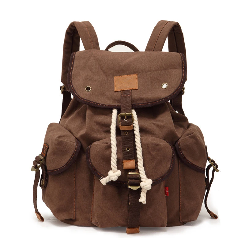 

Canvas Laptop Backpack For Men Women School Mochila Feminina Fashion Anti-Theft Women Travel Backpacks School Backpack
