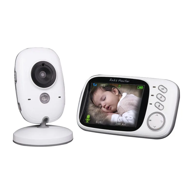

VB603 Wireless Video Color Baby Monitor with 3.2Inches LCD 2 Way Audio Talk Night Vision Surveillance Security Camera Babysitter