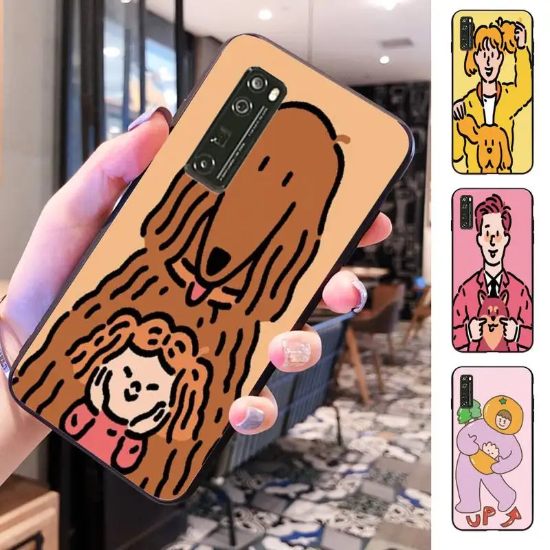 Милый чехол для телефона с крышкой Huawei Y5 Y6 Y7 Y9 Honor 8X 10 20 View10 View20 | Мобильные телефоны
