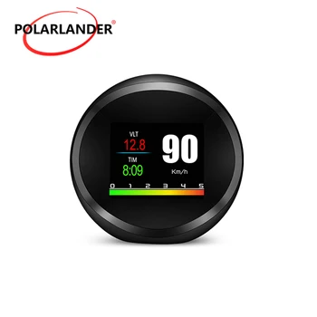 

OBD2 GPS dual system Car Smart Digital Meter Head-up Safety OBD2 P11 Display The Dates Hot Selling HUD Color Screen Round