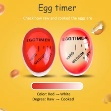 Timer Eggs-Cooking Kitchen Color-Changing Resin Yummy Hard-Boiled Soft Eco-Friendly 1pcs