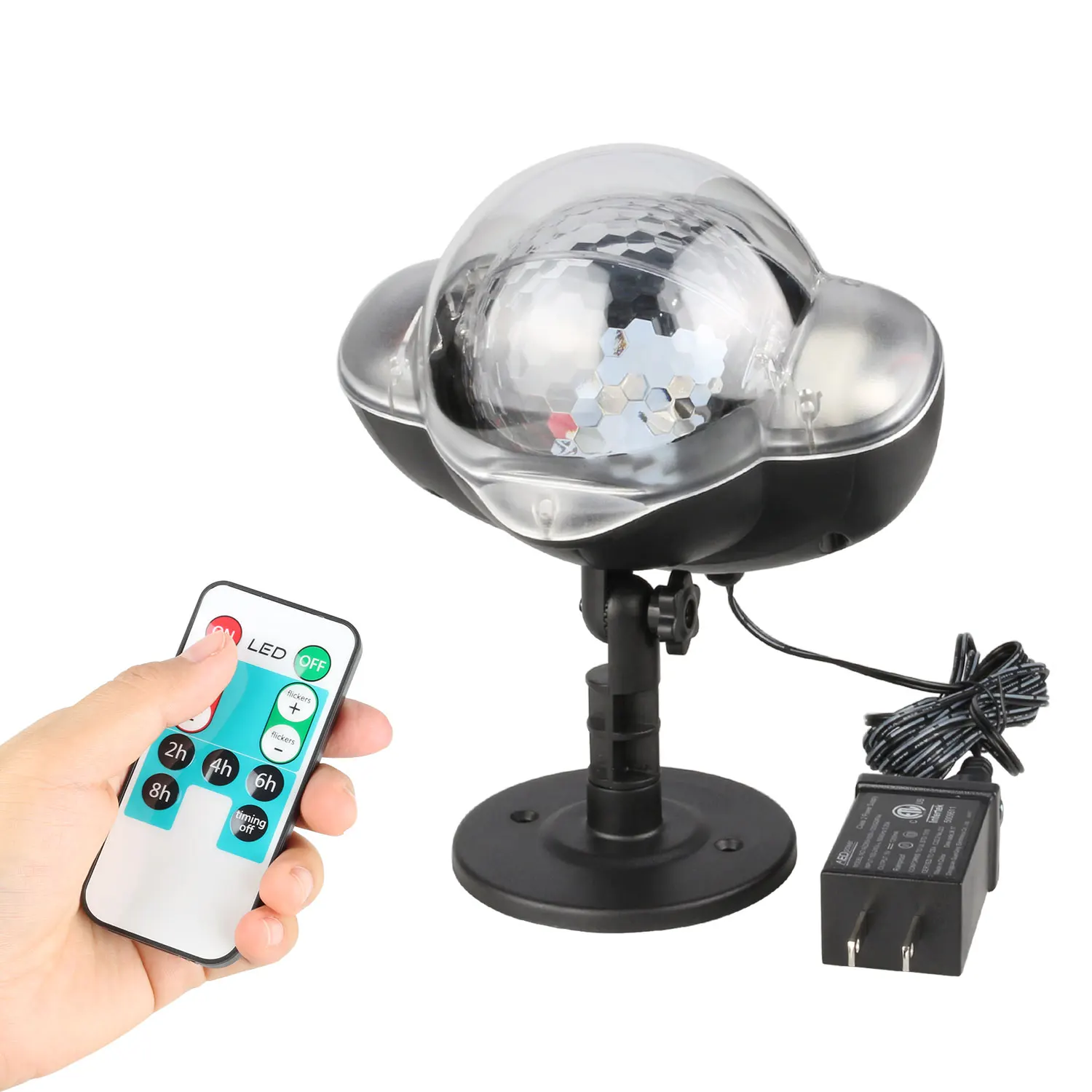 

LED Snowfall Projector Light Professional RGBW Stage Light with Remote Control for Festival Christmas Decoration Party Supplies