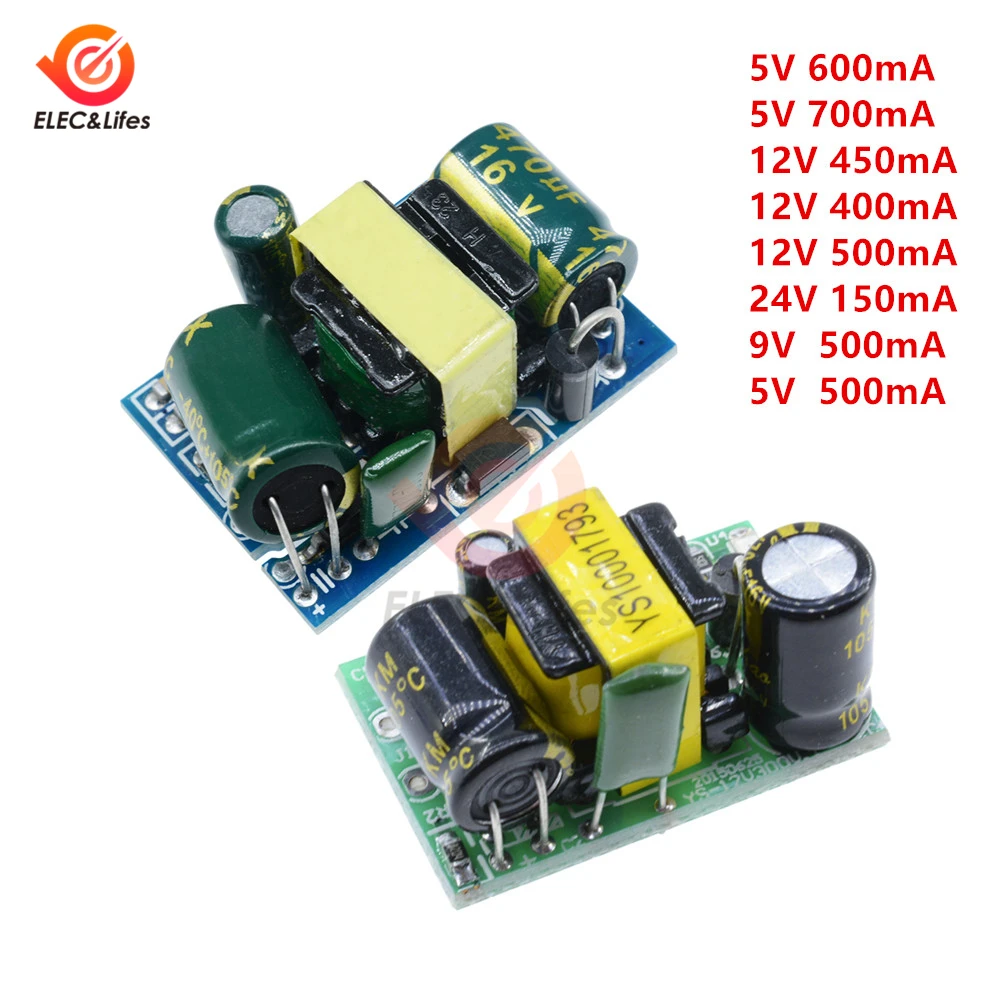 AC-DC 5V 700mA 12V 450mA 9V 500mA 3.5W High Precision Buck Converter AC 220V to 5V DC step-down Transformer power supply module