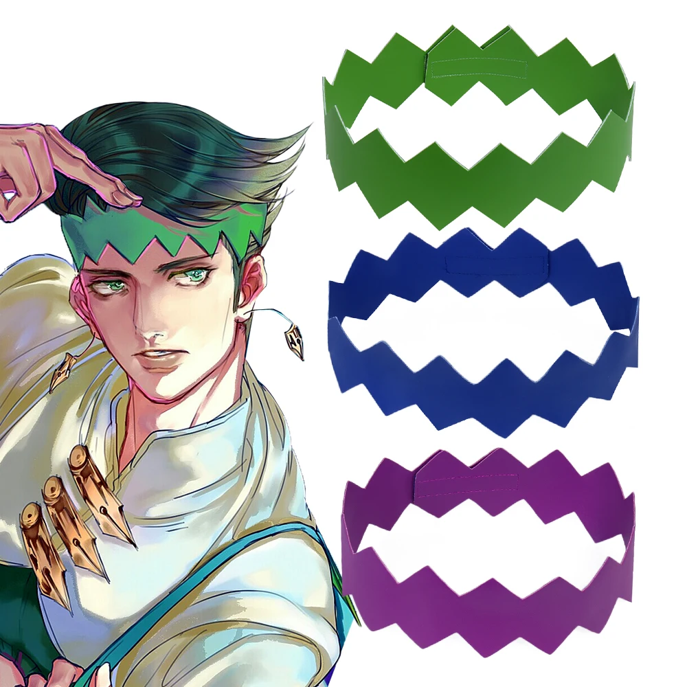 

Аниме Jojo Bizarre Adventure Rohan Kishibe повязка на глаза для косплея Jojo Kawii аксессуары хип-хоп головной убор фанату подарки