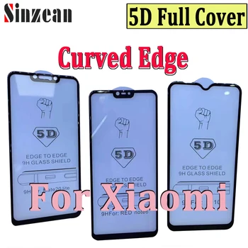 

75PCS For Xiaomi 9 Pro/MI8 Lite/MI 8SE/CC9/Redmi 8A/6A/Note 8T/Note 8 Pro/Note 7 Pro/Note 6 Pro 5D Full Glue Tempered Glass