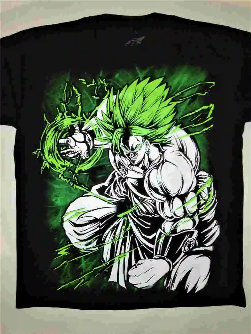 Dragon Ball Супер броли футболка Гоку Вегета Аниме Манга Saiyan Frieza Z Gt Повседневная
