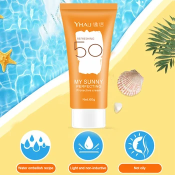 

Facial Body Whitening Sun Cream Sunblock Skin Protective Cream Anti-Aging Oil-control Moisturizing SPF 50