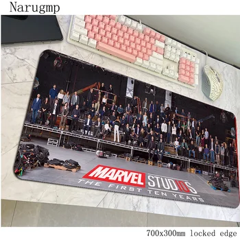 

Marvel Comics logo mousepad Domineering gaming mouse pad 700x300x3mm pc computer gamer large mat Professional laptop desk pads