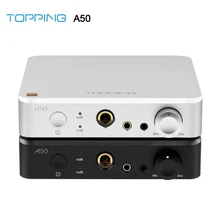 Топпинг A50 высокого разрешения Настольный усилитель для наушников 2* LME49720 OP-AMP 3,5/6,35/2,5 мм выход Сменные OP-AMP разъем